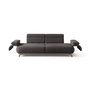 Atelier Del Sofa Bonjo Silver - Anthracite Sofá de 3 Plazas